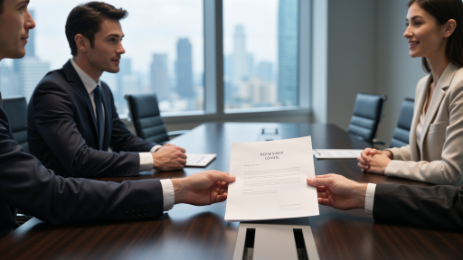 供应商管理课程，商务洽谈场景，专业人员在进行合同谈判